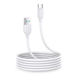Joyroom ilgalaikis A9 serijos USB-A / USB-C 3A laidas 2 m - baltas