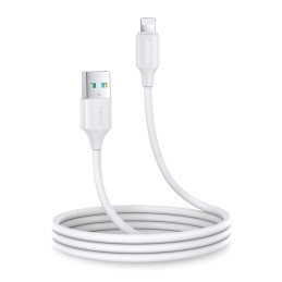 Joyroom Ilgalaikė serija A9 USB-A / Lightning 2,4A kabelis 1m - baltas