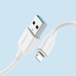 Joyroom Ilgalaikė serija A9 USB-A / Lightning 2,4A kabelis 2m - baltas
