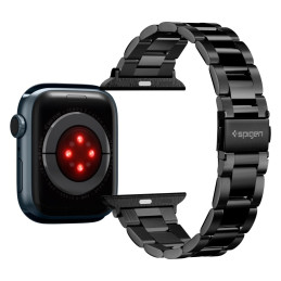 Spigen Modern Fit apyrankė, skirta Apple Watch 4/ 5/ 6/ 7/ 8/ 9/ SE (38/ 40/ 41 mm) – juoda