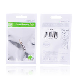 Ugreen garso adapterio jungtis 2,5 mm kištukinis lizdas 3,5 mm moteriškas juodas (20501)