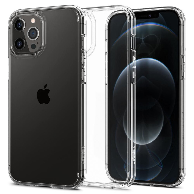 Spigen Ultra Hybrid dėklas iPhone 12 / iPhone 12 Pro - skaidrus