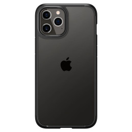 Spigen Ultra Hybrid dėklas skirtas iPhone 12 / iPhone 12 Pro - matinė juoda