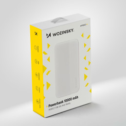 Wozinsky Li-Po maitinimo blokas 10000mAh 2 x USB baltas (WPBWE1)