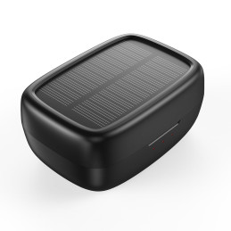 Choetech TWS belaidės ausinės su saulės kolektoriumi juodos spalvos (BH-T09)