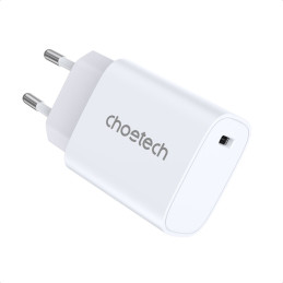 Choetech Q5004 20W PD tinklo įkroviklio rinkinys iPhone 12/ 13 baltas (2 vnt.)