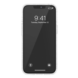Adidas OR Protective Clear Case Glitter dėklas, skirtas iPhone 13 Pro / iPhone 13 - skaidrus ir sidabrinis