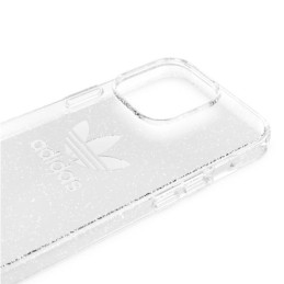 Adidas OR Protective Clear Case Glitter dėklas, skirtas iPhone 13 Pro / iPhone 13 - skaidrus ir sidabrinis