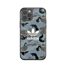 Adidas OR SnapCase Camo dėklas, skirtas iPhone 12 / iPhone 12 Pro – mėlyna ir juoda
