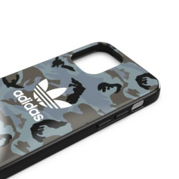 Adidas OR SnapCase Camo dėklas, skirtas iPhone 12 / iPhone 12 Pro – mėlyna ir juoda