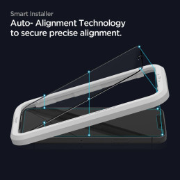 Spigen ALM Glass FC grūdintas stiklas skirtas iPhone 12 / iPhone 12 Pro - juodas 2 vnt.