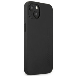 AMG Leather Hot Stamped dėklas iPhone 14 - juodas