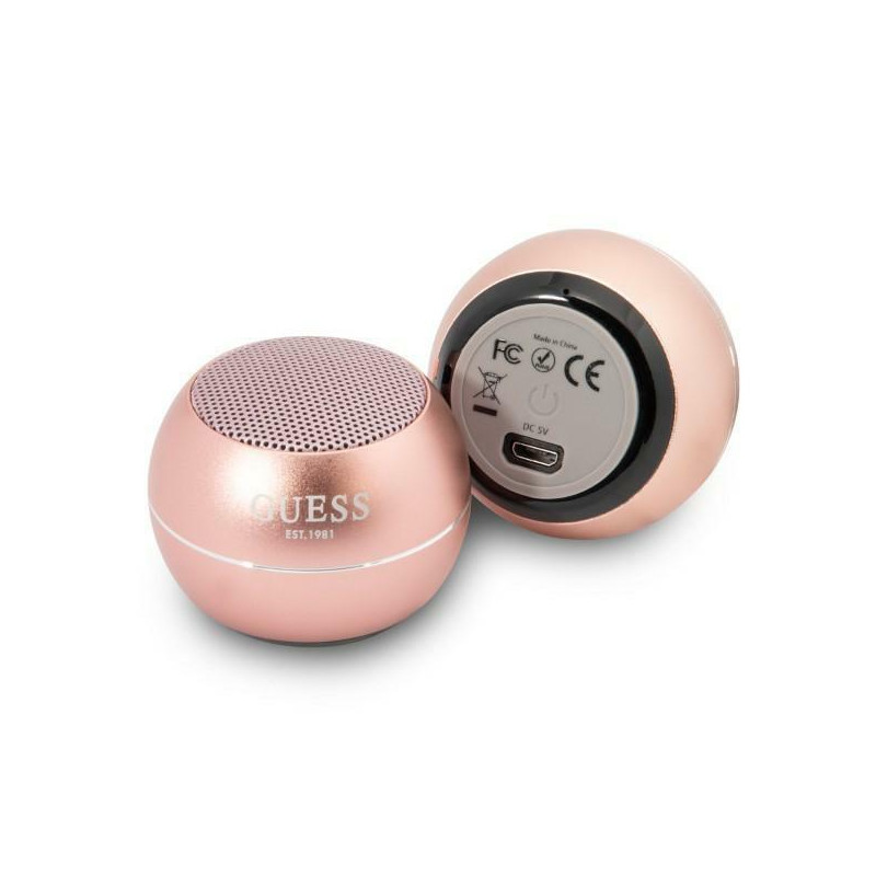 Guess mini Bluetooth garsiakalbis - rožinis