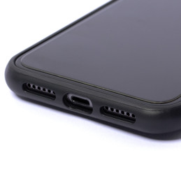 Guess 4G Big Metal Logo dėklas, skirtas iPhone 11 / Xr - pilkas