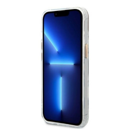 Guess Metal Outline MagSafe dėklas iPhone 13 - auksinis
