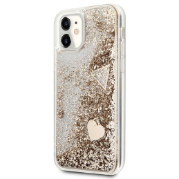 Guess Glitter Charms dėklas, skirtas iPhone 11 / Xr - auksinis