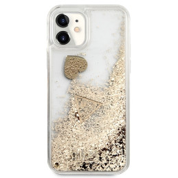 Guess Glitter Charms dėklas, skirtas iPhone 11 / Xr - auksinis