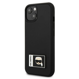 Karl Lagerfeld Ikonik Patch dėklas iPhone 13 - juodas