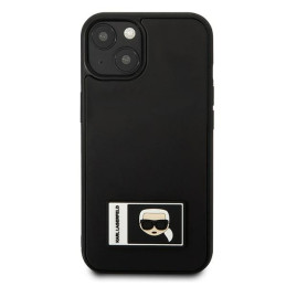 Karl Lagerfeld Ikonik Patch dėklas iPhone 13 - juodas