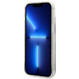 Karl Lagerfeld Liquid Glitter Monogram dėklas iPhone 14 - juodas