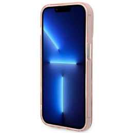 Karl Lagerfeld Karl&Choupette Aluminium MagSafe dėklas iPhone 14 Pro - rožinis
