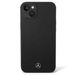 Mercedes Silicone Line dėklas iPhone 14 - juodas