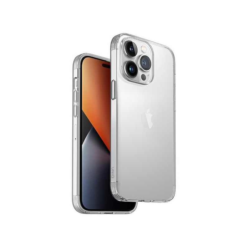UNIQ Air Fender dėklas iPhone 14 Pro Max - skaidrus