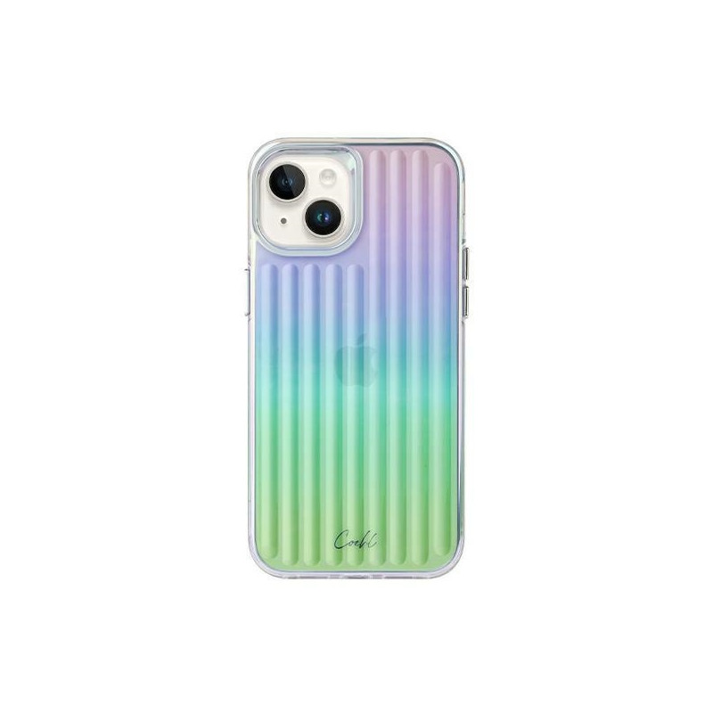 Uniq Coehl Linear dėklas iPhone 14 - vaivorykštis