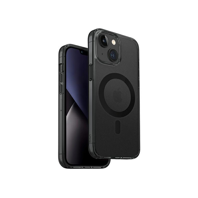 Uniq LifePro Xtreme Magclick įkrovimo dėklas, skirtas iPhone 14 Plus - pilka ir juoda