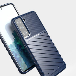 Thunder Dėklas Samsung Galaxy A14 5G silikoniniu šarvuotu dangteliu juodas