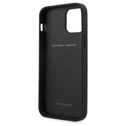 Ferrari Off Track perforuotas dėklas iPhone 12 / iPhone 12 Pro - raudonas