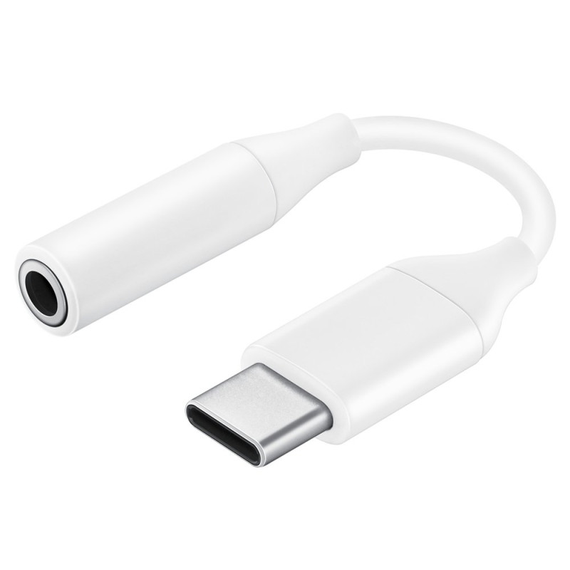 „Samsung“ ausinių adapteris 3,5 mm mini lizdas (moteris) – C tipo USB (vyriškas) baltas (EE-UC10JUWEGWW)