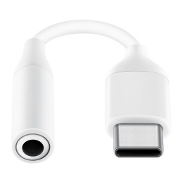 „Samsung“ ausinių adapteris 3,5 mm mini lizdas (moteris) – C tipo USB (vyriškas) baltas (EE-UC10JUWEGWW)