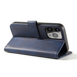 Magnetinis dėklas, skirtas Samsung Galaxy A14 5G dangtelis su atvartu, mėlynas piniginės stovas