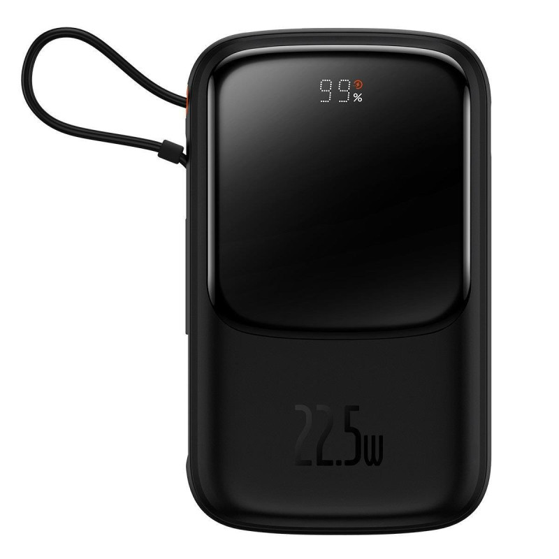 „Baseus Qpow“ skaitmeninio ekrano maitinimo blokas su greitu įkrovimu 10 000 mAh 22,5 W QC/ PD/ SCP/ FCP su įmontuotu US...
