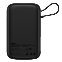 „Baseus Qpow“ skaitmeninio ekrano maitinimo blokas su greitu įkrovimu 10 000 mAh 22,5 W QC/ PD/ SCP/ FCP su įmontuotu US...