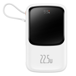 „Baseus Qpow“ skaitmeninio ekrano maitinimo blokas su greito įkrovimo 10 000 mAh 22,5 W QC/ PD/ SCP/ FCP su įmontuotu US...