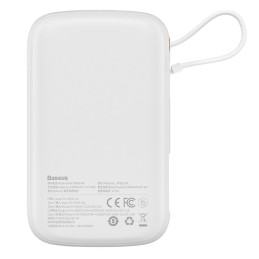 „Baseus Qpow“ skaitmeninio ekrano maitinimo blokas su greito įkrovimo 10 000 mAh 22,5 W QC/ PD/ SCP/ FCP su įmontuotu US...
