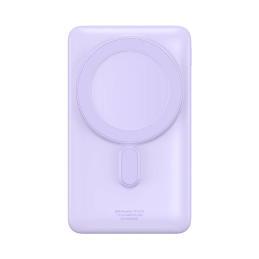 „Baseus Magnetic Bracket“ indukcinis maitinimo blokas su MagSafe 10000mAh 20W violetiniu + USB-C laidu