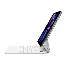 Magnetinis dėklas su klaviatūra iPad Pro 12.9& 39 & 39 Baseus Brilliance - baltas