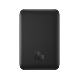 Baseus Magnetic Mini maitinimo blokas su indukciniu įkrovimu MagSafe 15W / greitas įkrovimas PD QC 20W 10000mAh juoda (O...