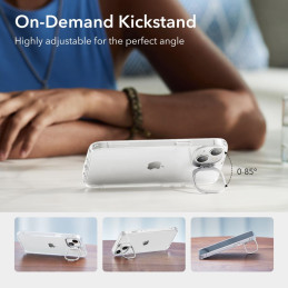 ESR Classic Kickstand dėklas, skirtas iPhone 14 Plus - skaidrus