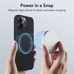 ESR Classic Hybrid Halolock MagSafe dėklas iPhone 14 Pro Max - juodas