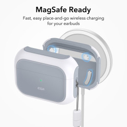 ESR Orbit Halolock su MagSafe, skirtas Apple AirPods Pro 1/ 2 – baltas
