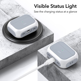 ESR Orbit Halolock su MagSafe, skirtas Apple AirPods Pro 1/ 2 – baltas