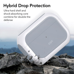 ESR Orbit Halolock su MagSafe, skirtas Apple AirPods Pro 1/ 2 – baltas