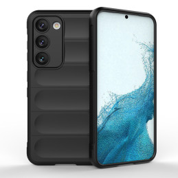 Magic Shield Case dėklas Samsung Galaxy S23+, lankstus, šarvuotas dangtelis, juodas