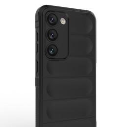 Magic Shield Case Samsung Galaxy S23+, lankstus, šarvuotas dangtelis, raudonas