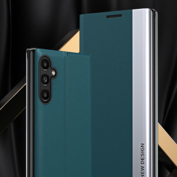Sleep Case Pro dėklas, skirtas Samsung Galaxy S23+ su atverčiamu stovu, juodas