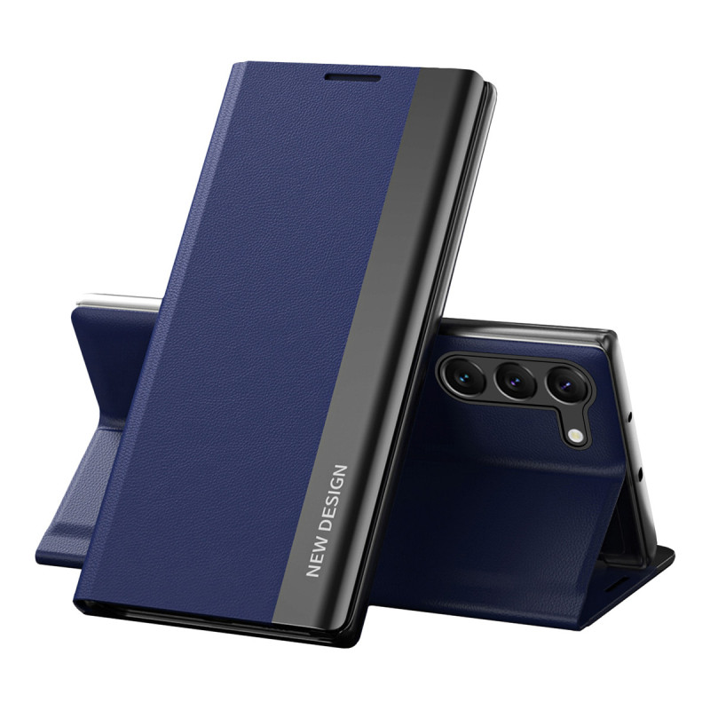 Sleep Case Pro dėklas, skirtas Samsung Galaxy S23 su atverčiamu stovu, mėlynas